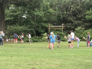 Students engaging in innovative movement oriented activities