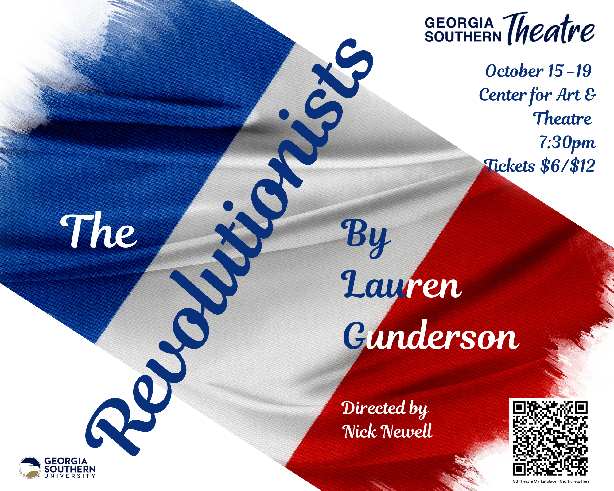 The Revolutionists, October 15-19, Center for Art and Theatre