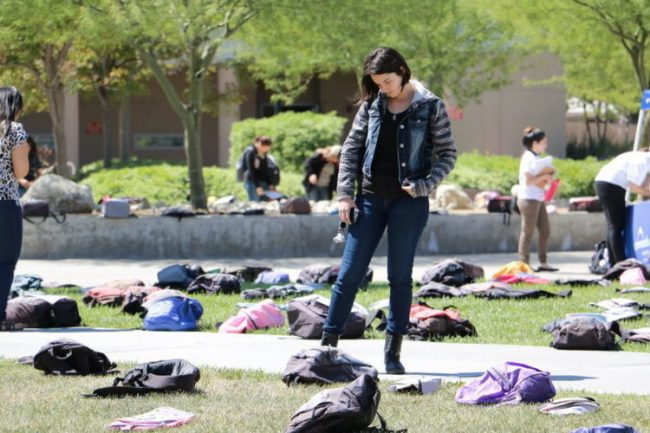 The Send Silence Packing traveling exhibit will be on display on the Statesboro and Armstrong campuses Oct. 12 and 13.