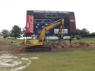 6-3 Time-lapse of Paulson Stadium Scoreboard Demolition