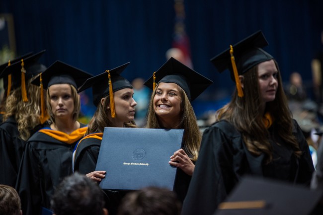 Georgia Southern University today held its 23rd Fall Commencement at Hanner Fieldhouse, 590 Herty Drive.