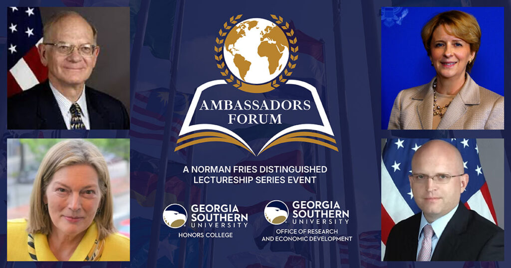 Former US ambassadors to participate in Georgia Southern’s Norman Fries Distinguished Lectureship series