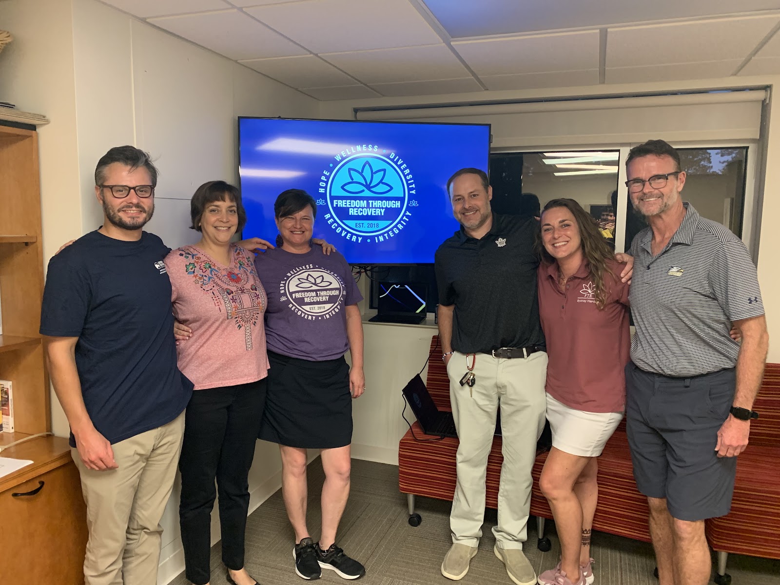 Group Photo of a Recovery Meeting