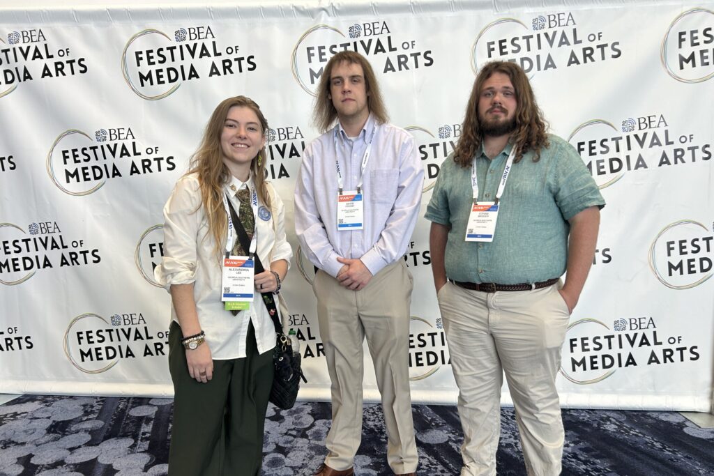 Three multimedia film production students head to Las Vegas for annual Broadcast Education Association conference